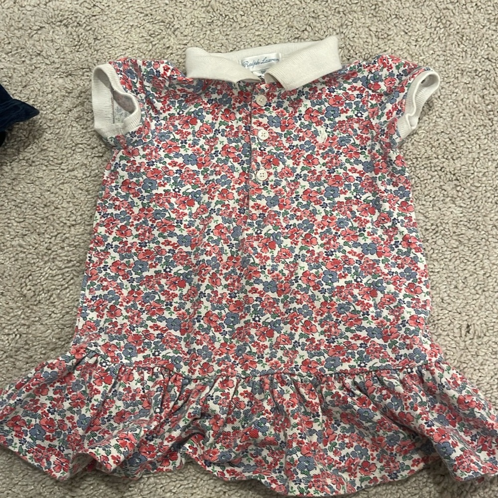 Ralph Lauren girls size 9m floral dress
